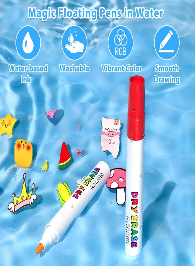 SAYEEC Magical Water Drawing Pens Set, 12 Colors Magical Floating Ink Pen with 2 Spoons, Dry Erase Whiteboard Markers, Magic Colored Water Painting Pens, Ideal Gifts for Adults - Image 3